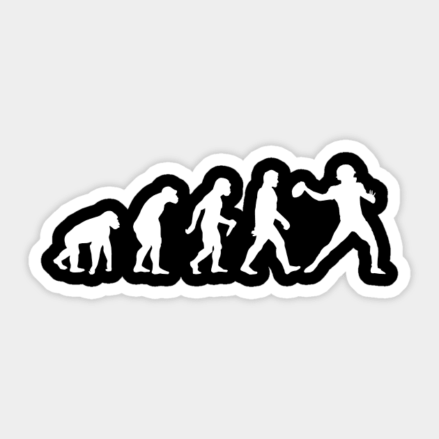 American Football Evolution Sticker by absolemstudio